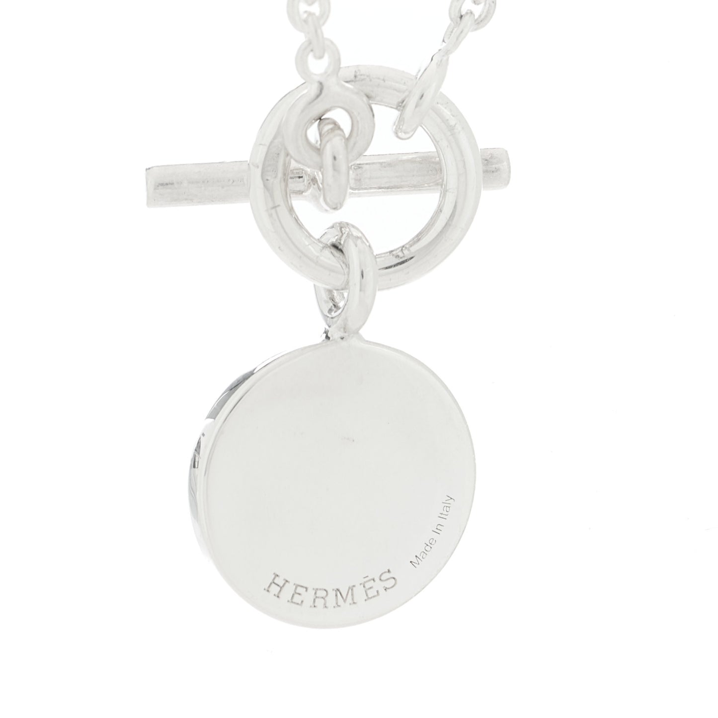 Sterling Silver Amulettes H Confettis Pendant Necklace