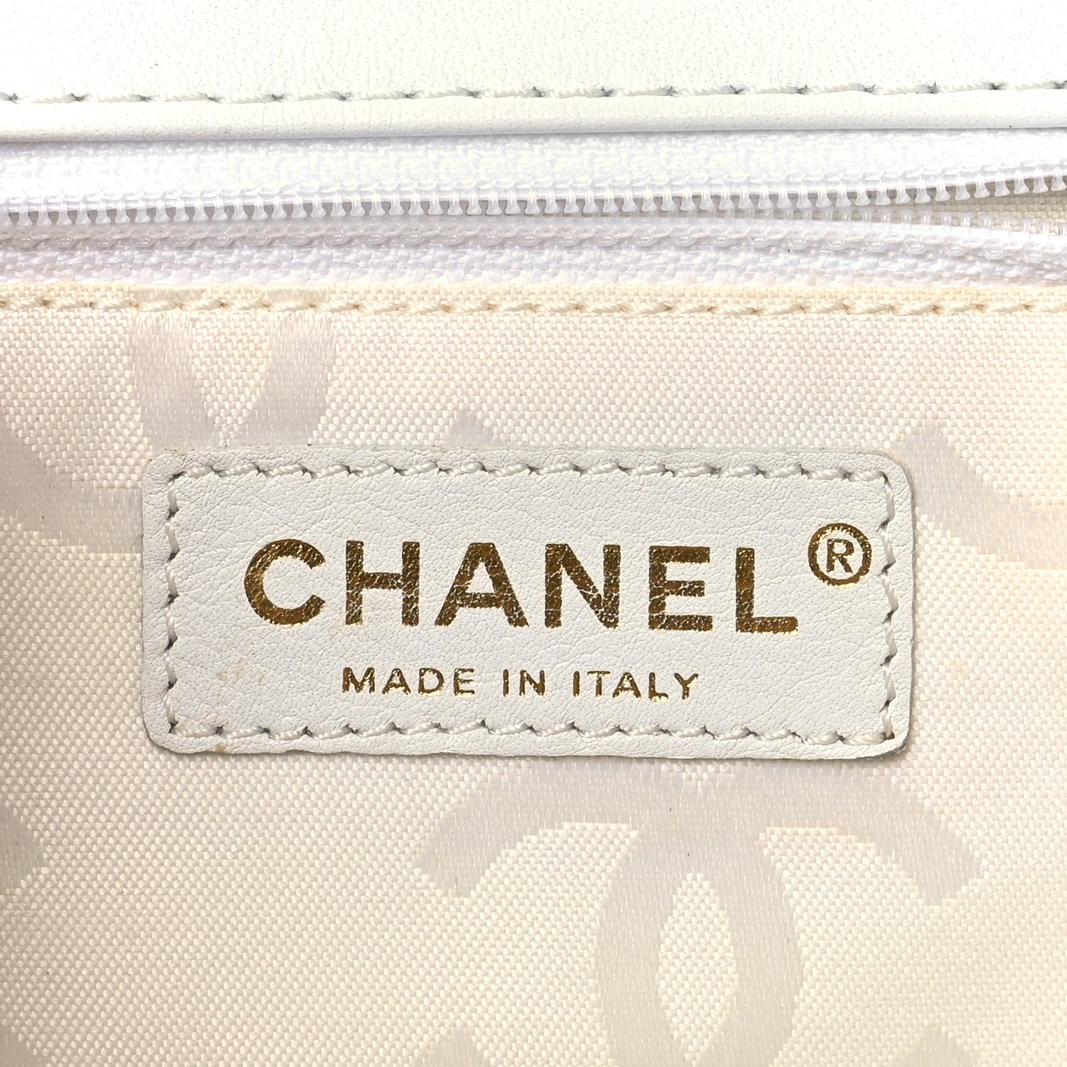 Chanel Calfskin Quilted Wild Stitch Flap White 6 of 12