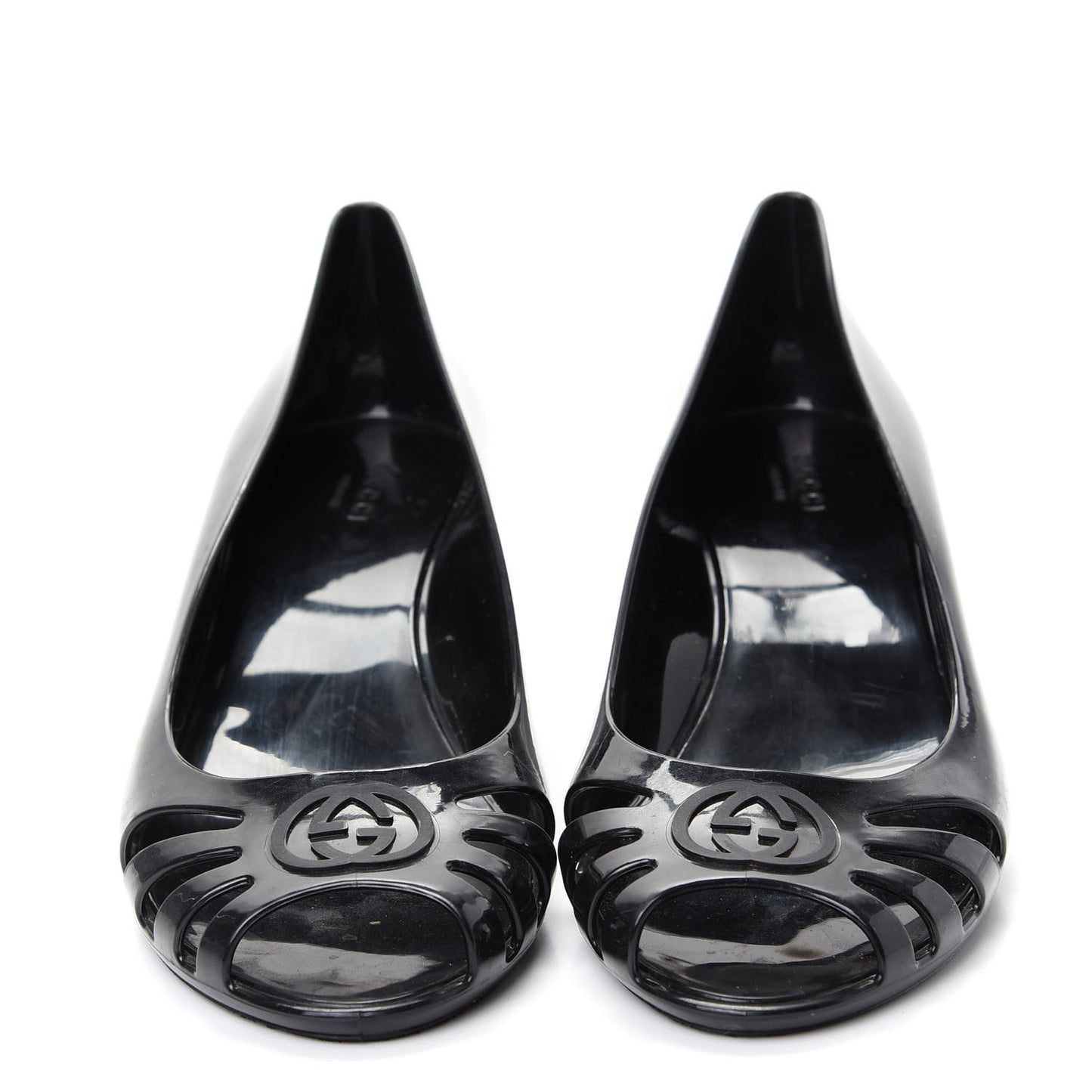 Rubber Jelly Marola Wedges 39 Black