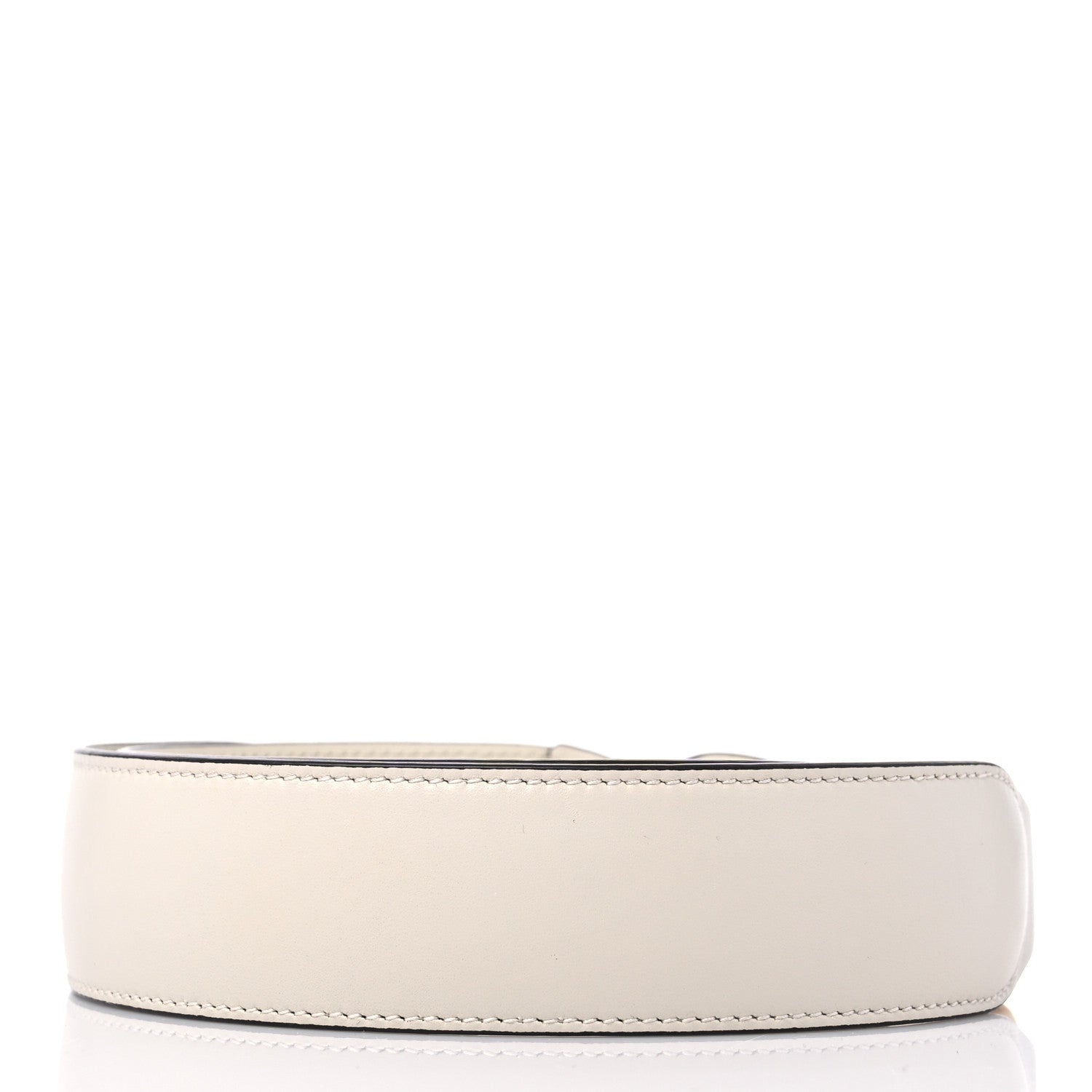 Gucci Efesto Leather Horsebit 25mm Belt 85 34 Mystic White 2 of 4