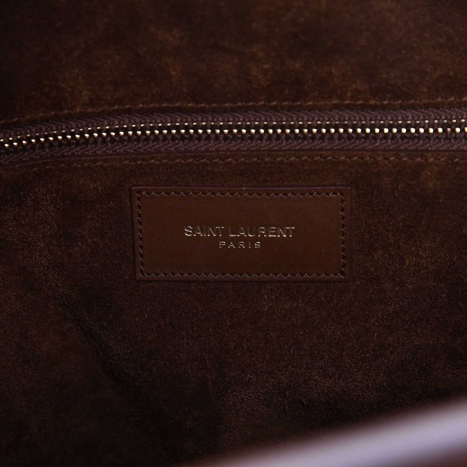 Saint Laurent Calfskin Classic Duffle 6 Havane 7 of 20