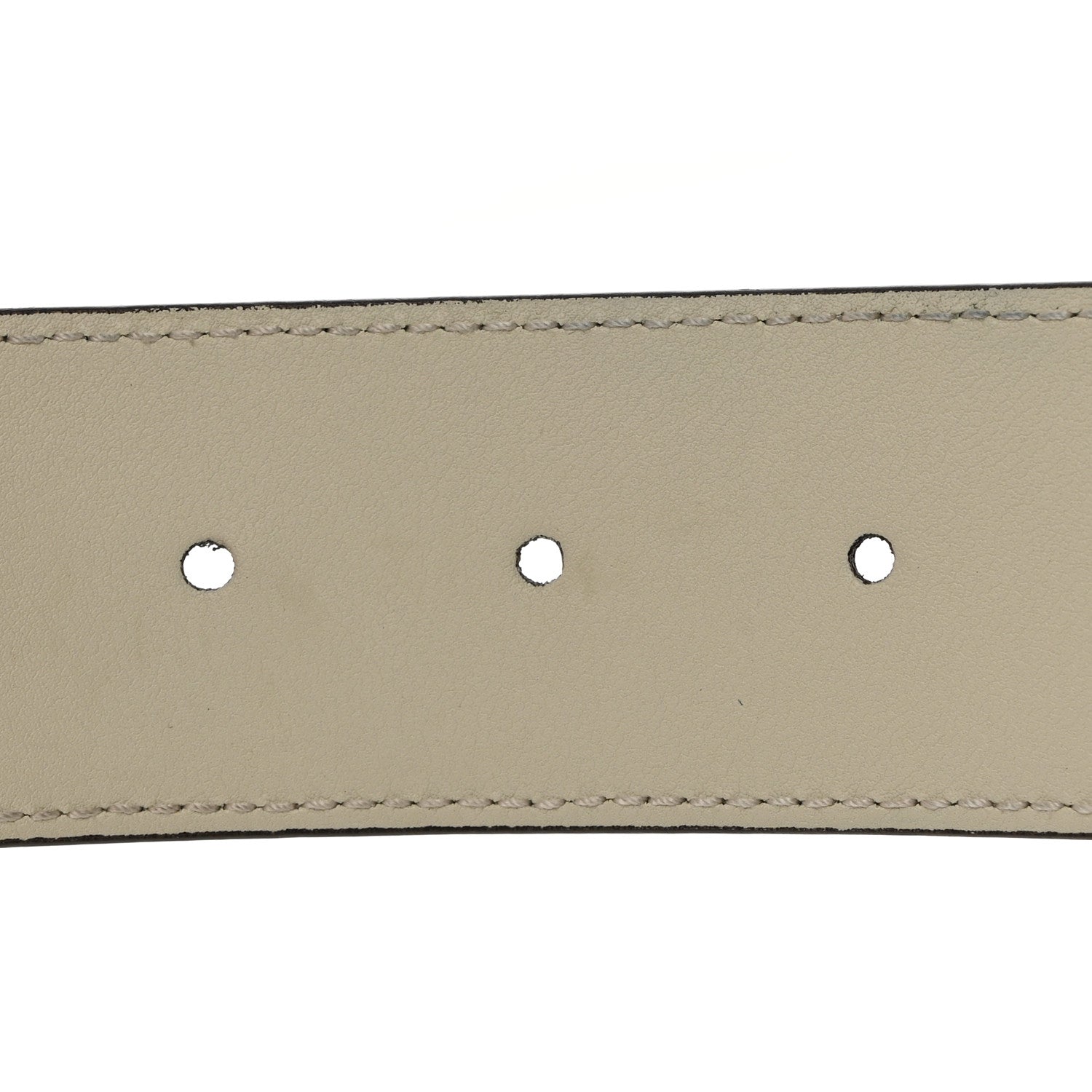 Gucci Plutone Calfskin Palladium Double G 40mm Belt 100 40 Mystic White 5 of 6