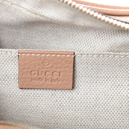 Gucci Pebbled Calfskin Small Soho Disco Bag Rose Beige 5 of 14