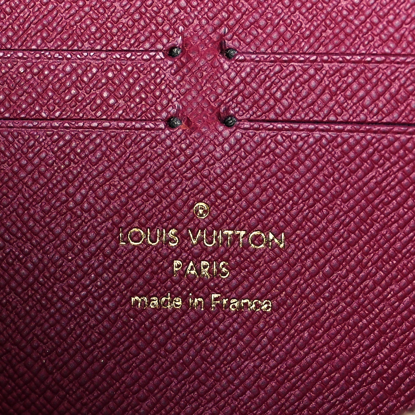 Monogram Clemence Wallet Fuchsia