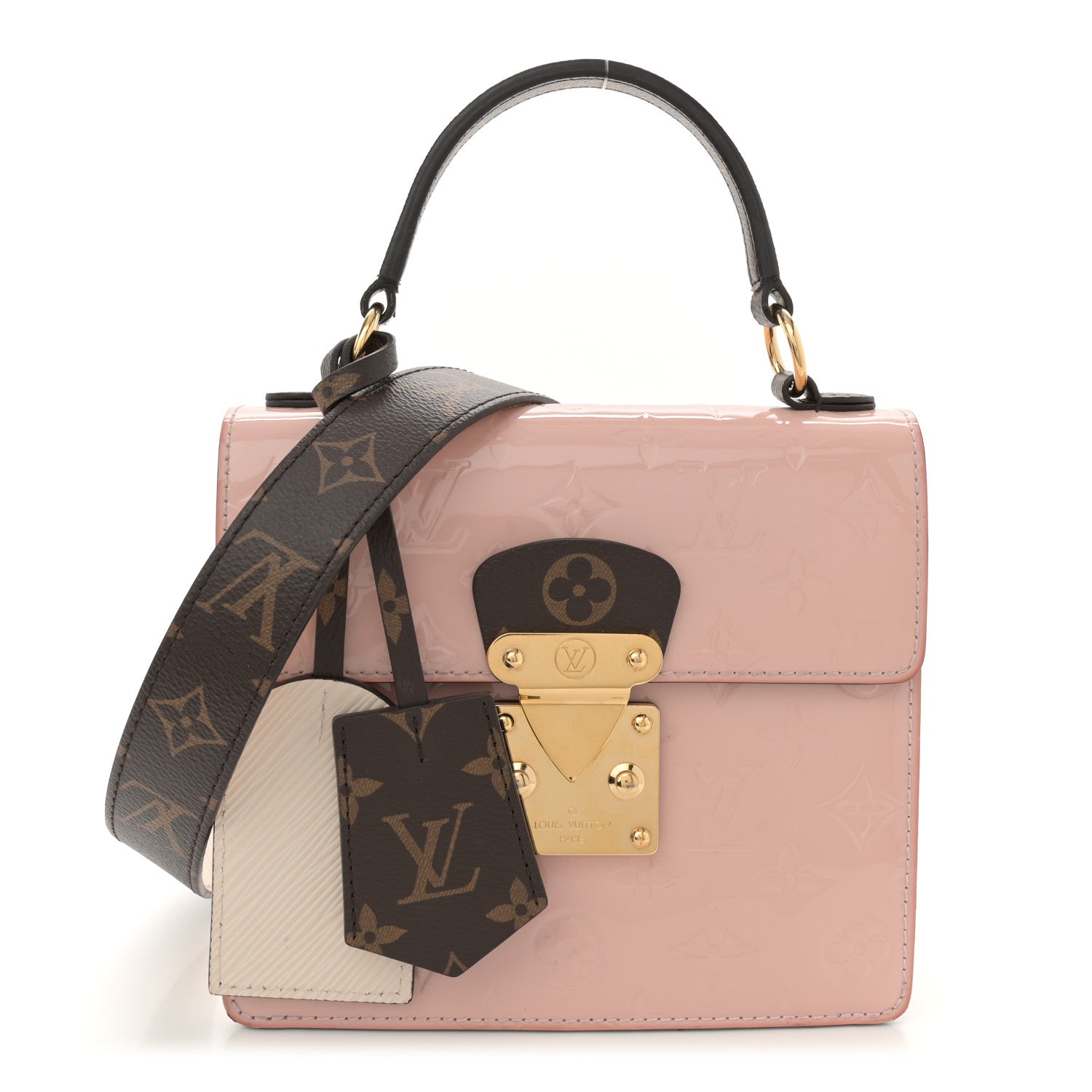 Louis Vuitton Vernis Epi Monogram Spring Street Rose Ballerine 1 of 11