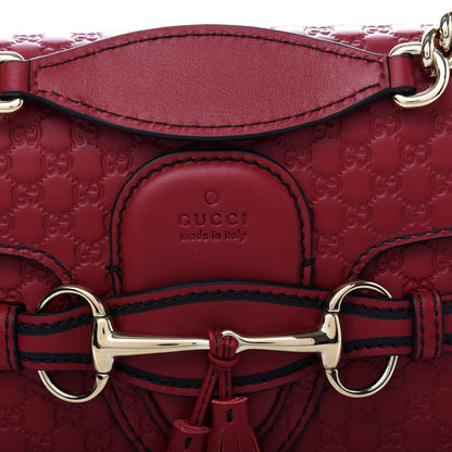 Gucci Microguccissima Medium Emily Chain Shoulder Bag Red 10 of 10