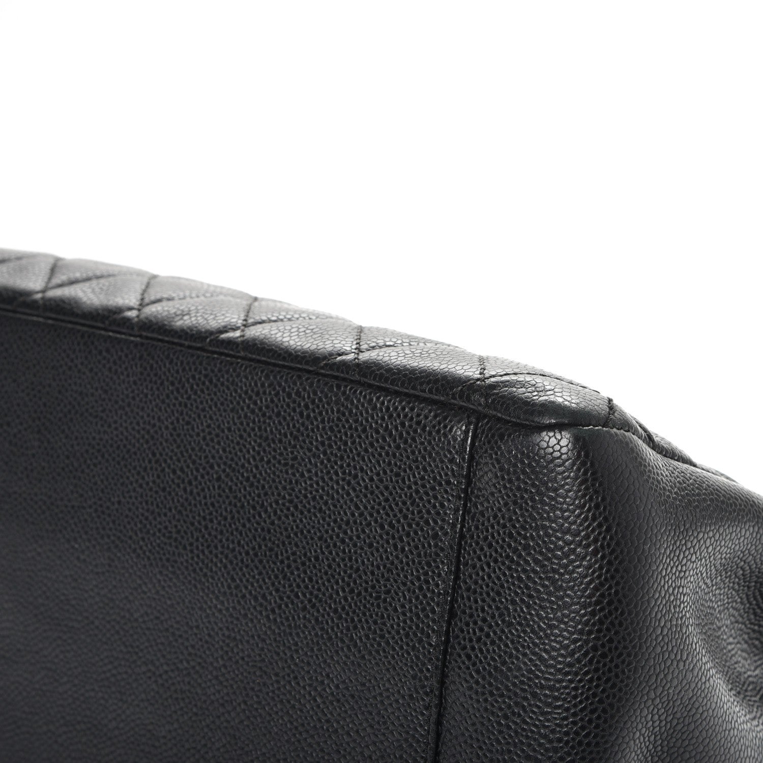 Chanel Caviar Quilted Grand Shopping Tote GST Black 12 of 14