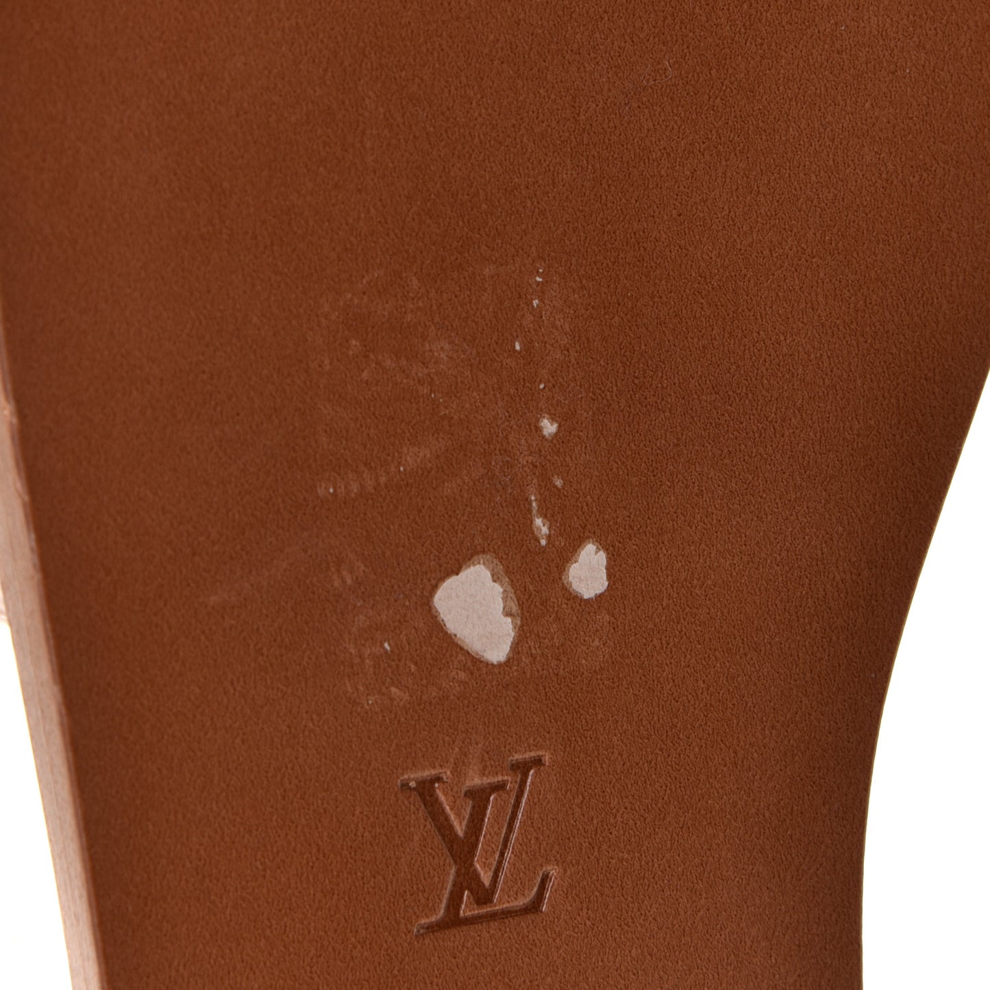 Monogram Wild At Heart Lock It Flat Mule 37.5 Cream