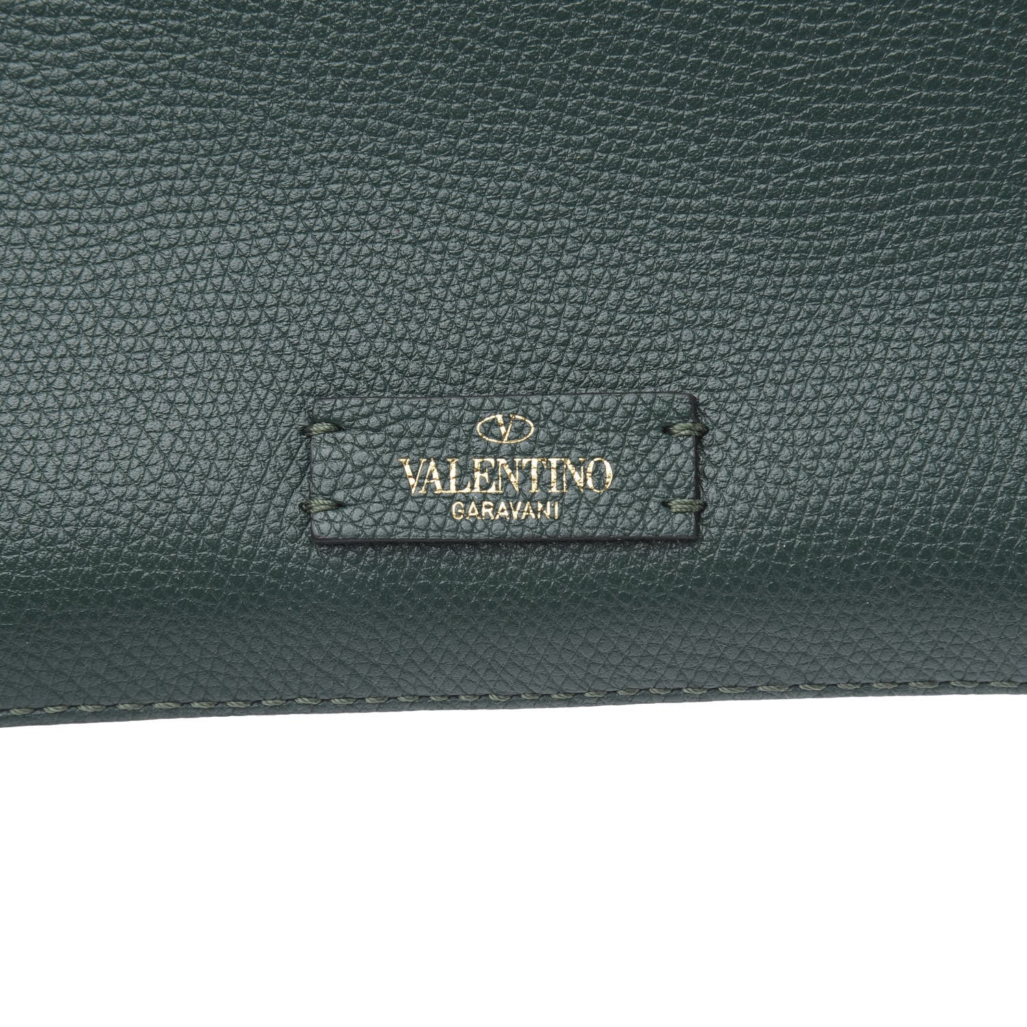 Valentino Garavani Grainy Calfskin VSling Hobo Bag English Green 7 of 9