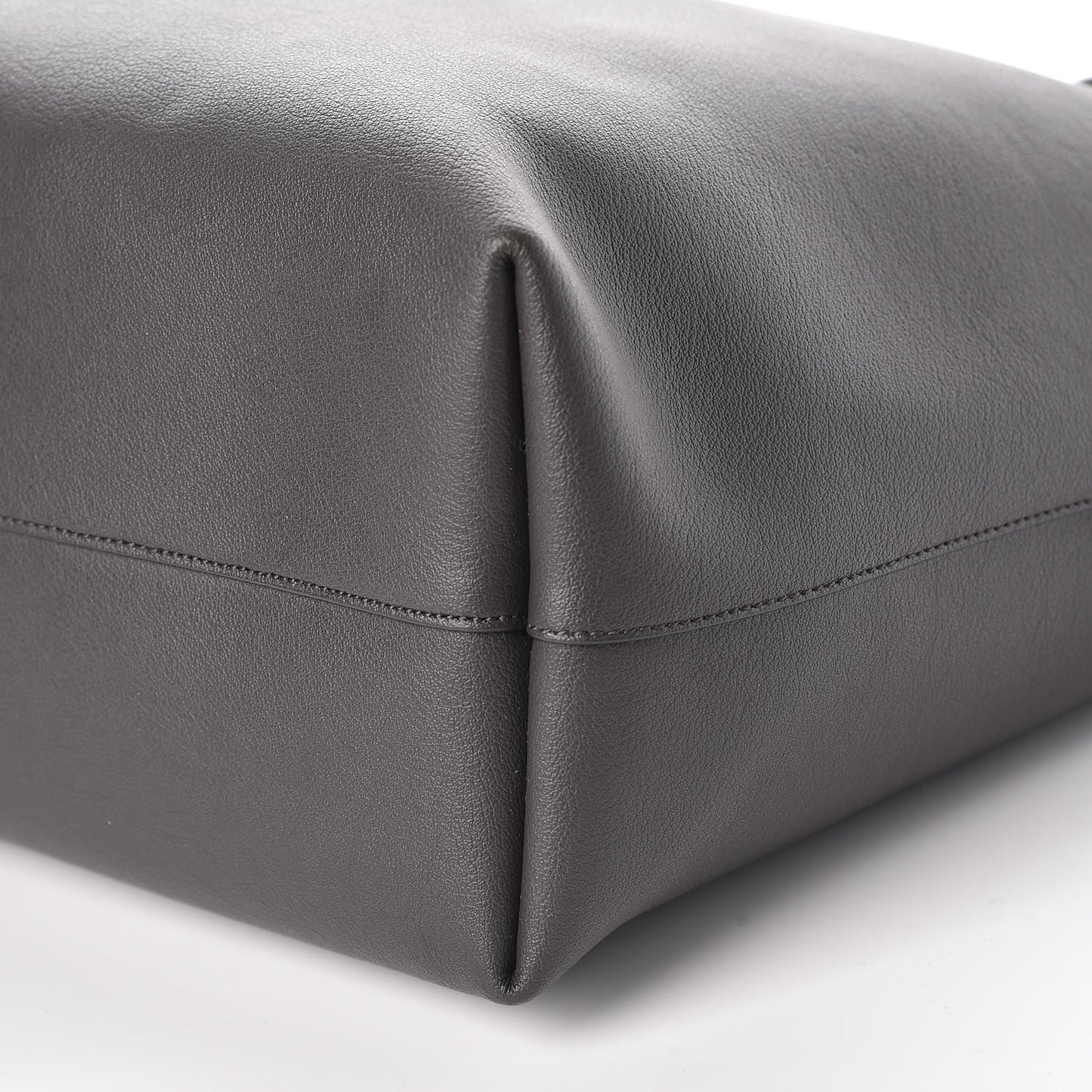 Calfskin Large Shopping Tote Asphalt