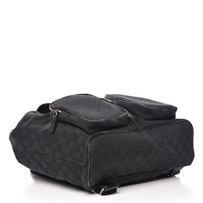 Gucci GG Monogram Single Buckle Backpack Black 4 of 14