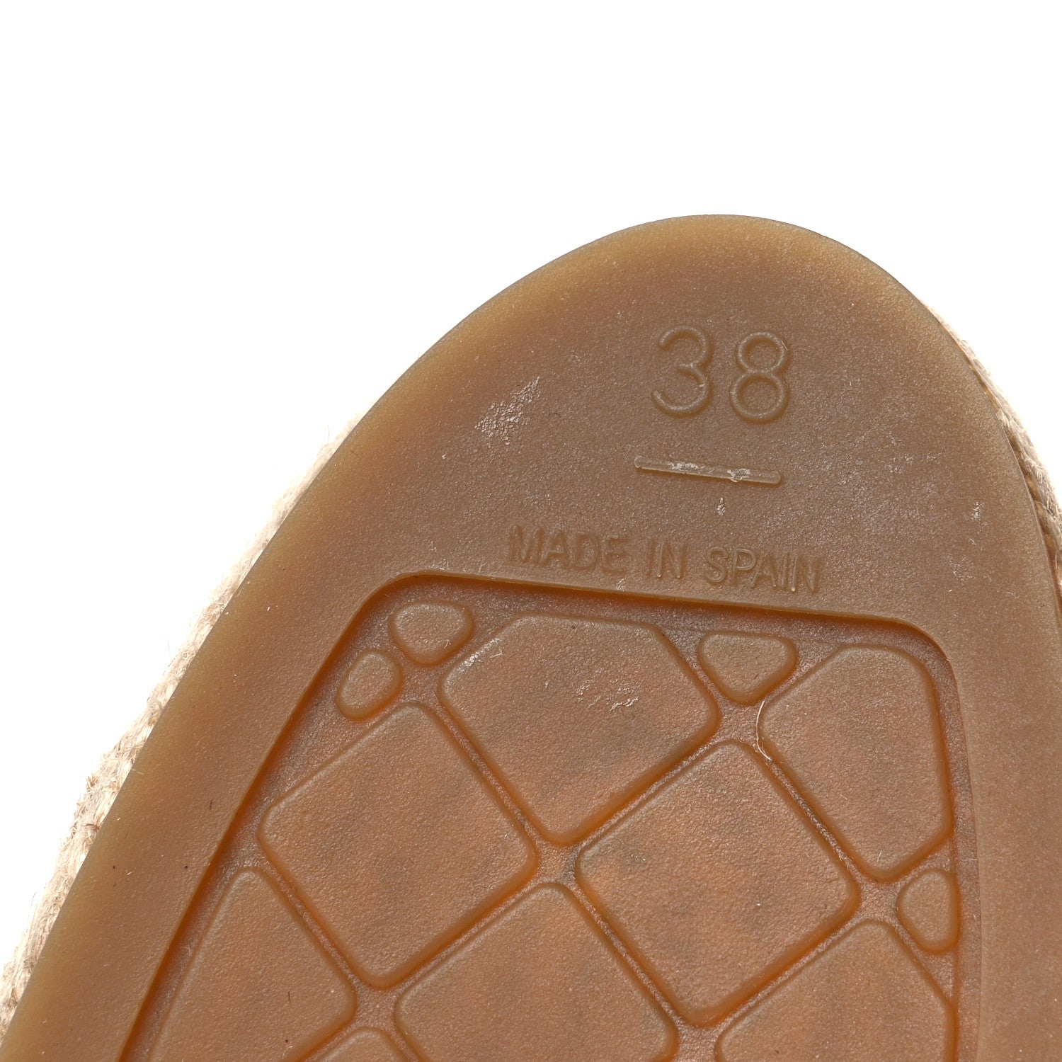 Chanel Lambskin CC Espadrilles 38 Beige Black 38 Beige Black 8 of 11