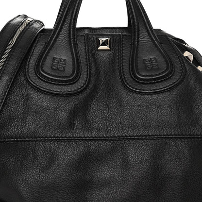 Givenchy Waxy Grained Calfskin Studded Medium Nightingale Black 8 of 11