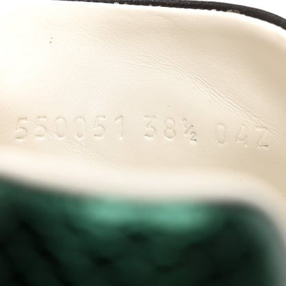 Gucci GG Supreme Monogram Bees Ayers Web Womens Ace Sneakers 38.5 Beige Oro Green Red 8 of 9