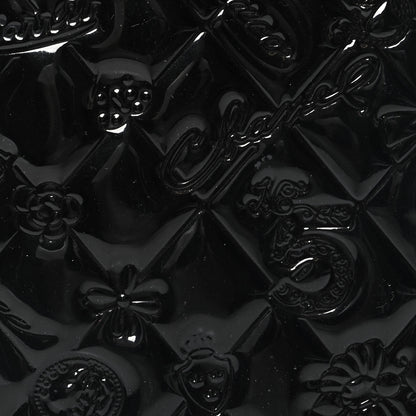 Chanel Patent Calfskin Lucky Symbols Yen Wallet Black 8 of 9