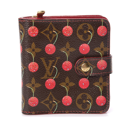 Louis Vuitton Monogram Cerises Compact Zippe Wallet 1 of 7