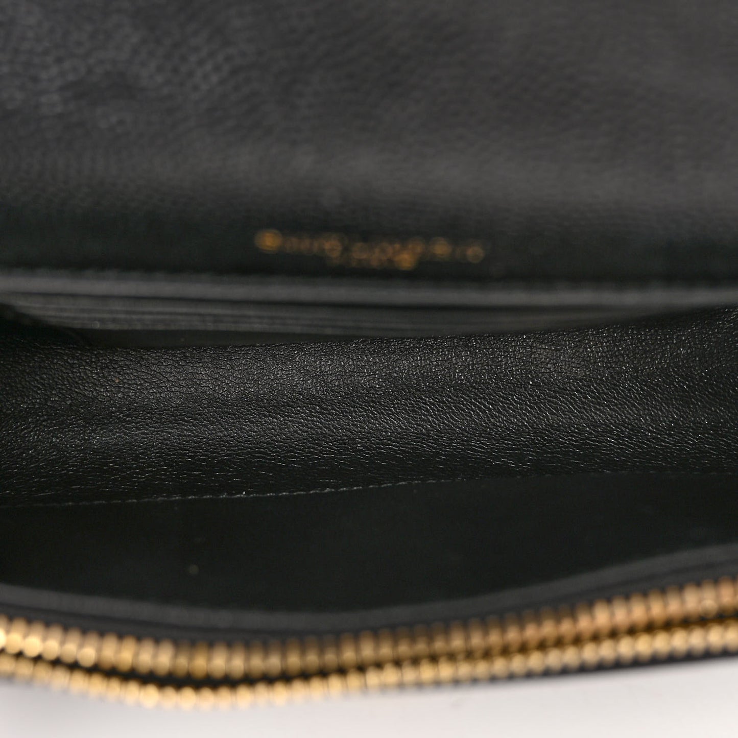 Grain De Poudre Monogram Kate Belt Bag Black