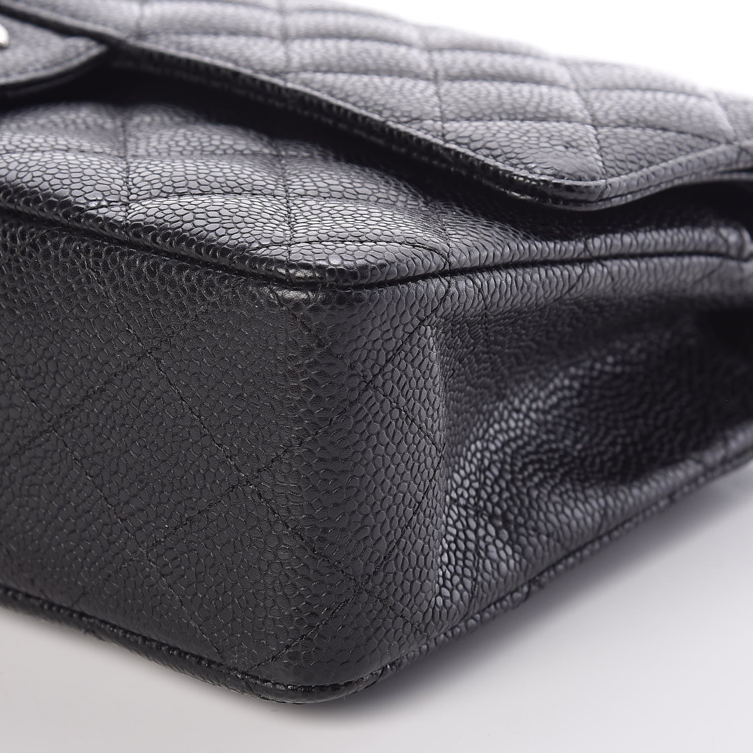 Chanel Caviar Quilted Medium Double Flap Black 9 of 9