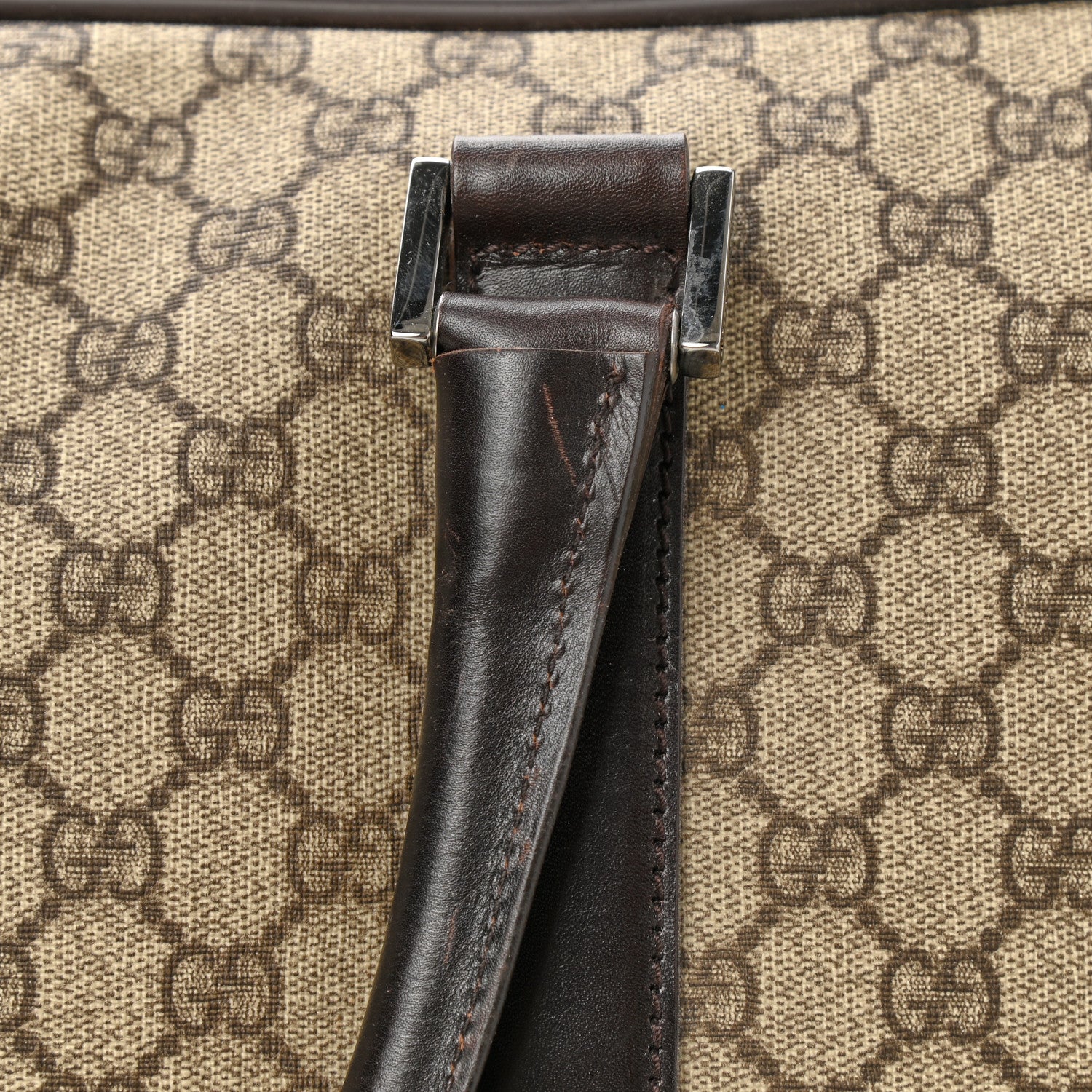 Gucci GG Plus Duffle Bag Brown 10 of 10