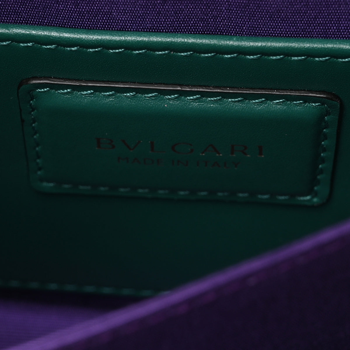 Calfskin Serpenti Forever Top Handle Emerald Green