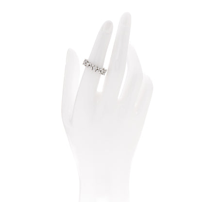 Tiffany Platinum Diamond Victoria Alternating Band Ring 52 6 2 of 4