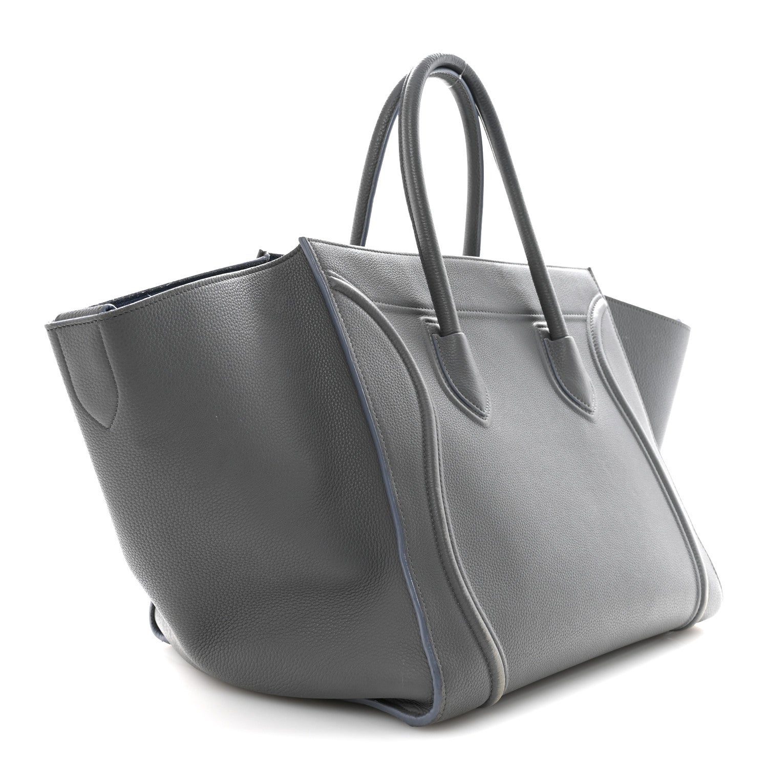 Celine Baby Grained Calfskin Medium Phantom Luggage Kohl 3 of 17