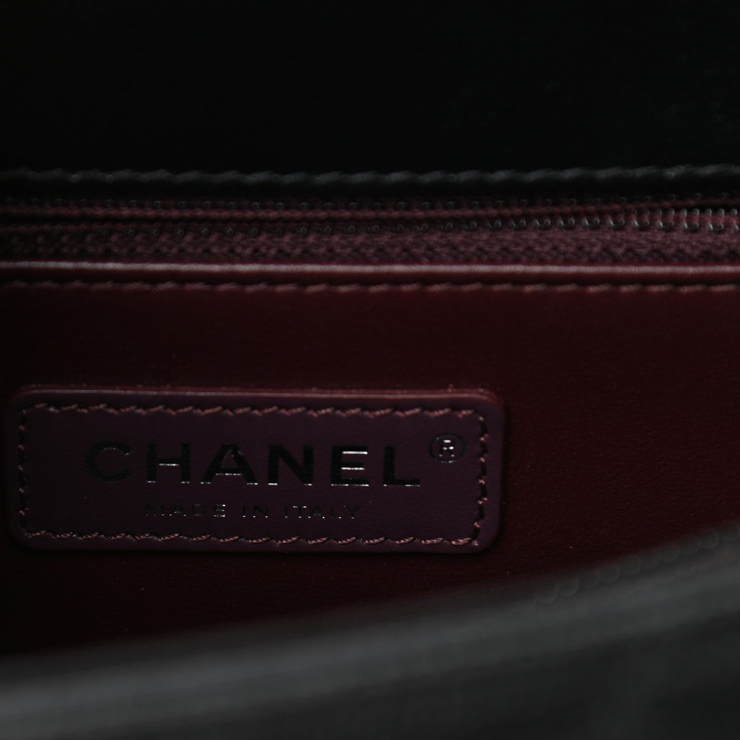 Chanel Caviar Chevron Quilted Small Coco Handle Flap So Black 6 of 10