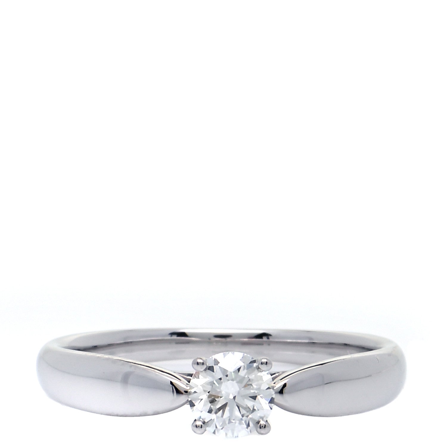Tiffany Platinum Diamond .29ct Harmony Solitaire Engagement Ring 49 4.75 1 of 8