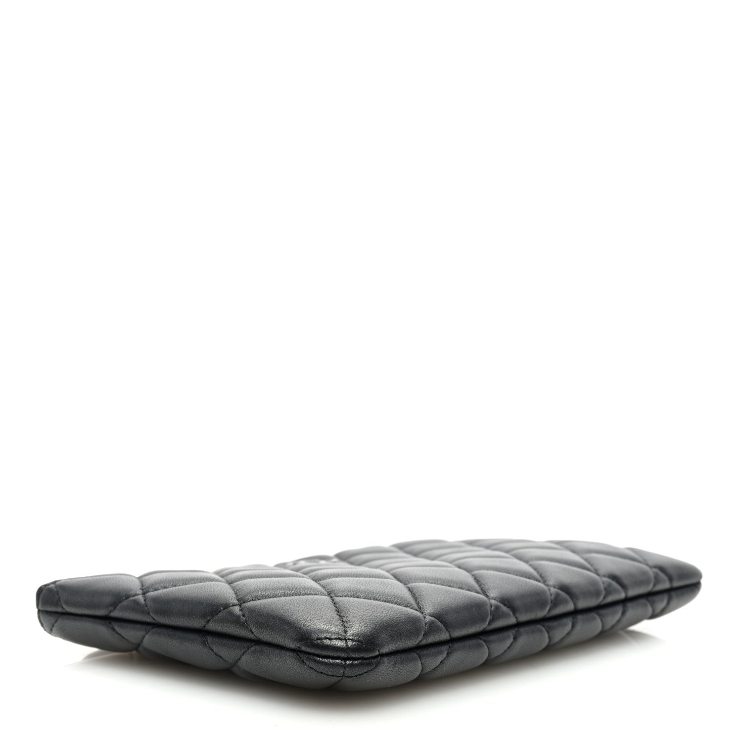 Chanel Lambskin Quilted Cosmetic Case So Black 4 of 8