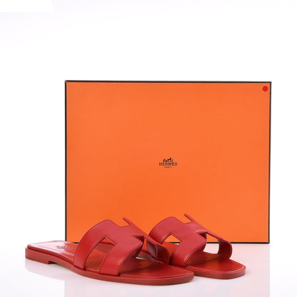 Hermes Tadelakt Oran Sandals 37.5 9 of 9