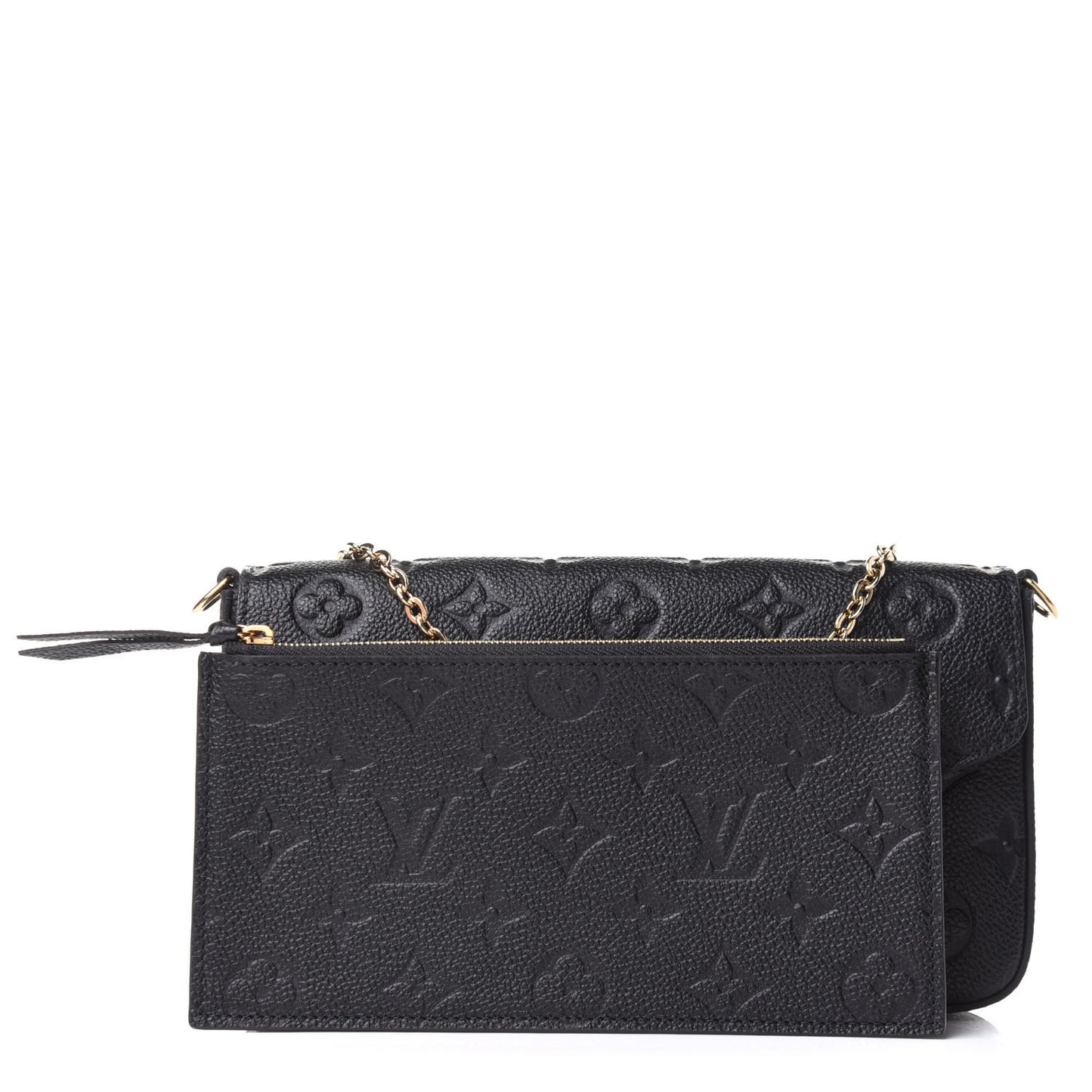 Empreinte Pochette Felicie Chain Wallet Black