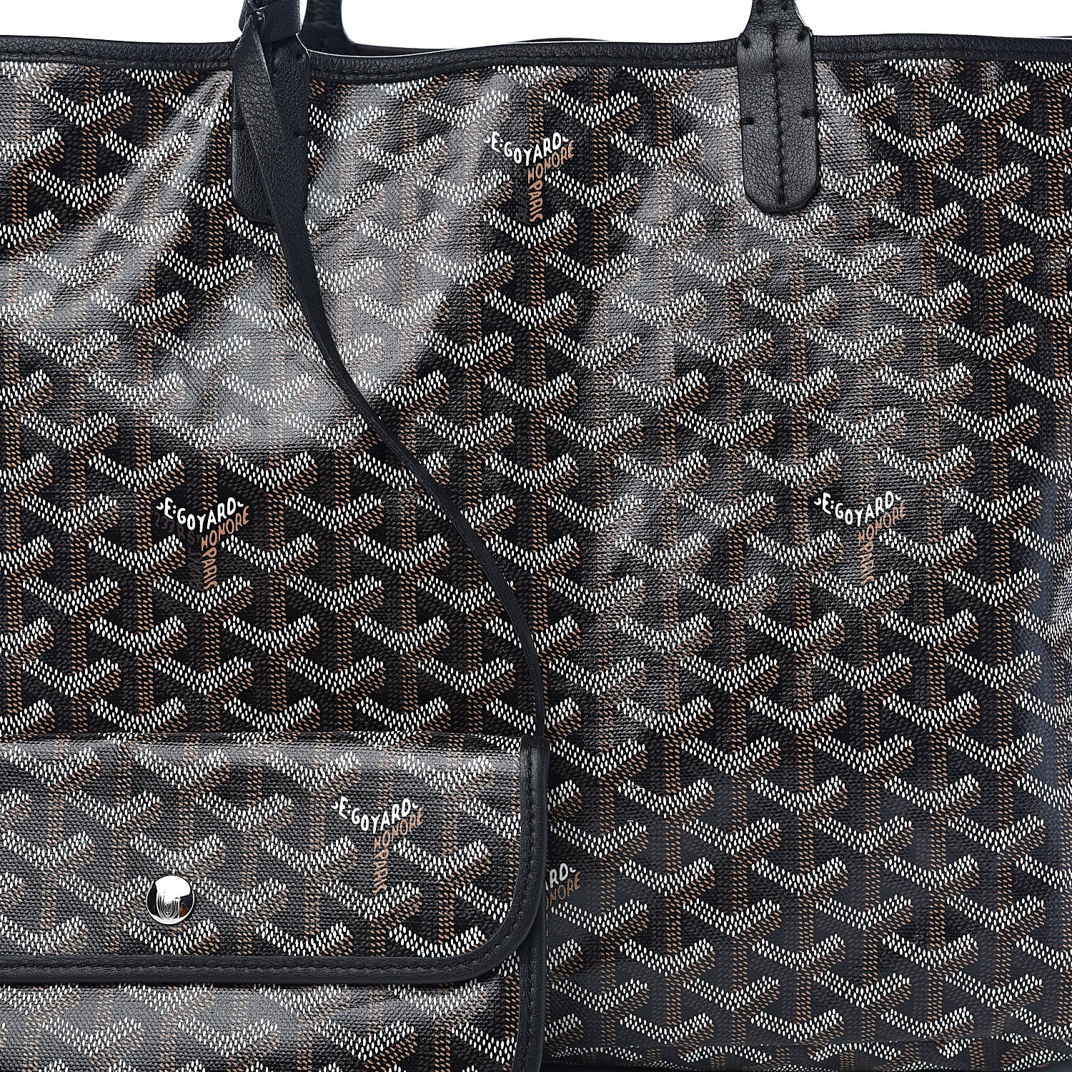 Goyard Goyardine Saint Louis PM Black 13 of 13