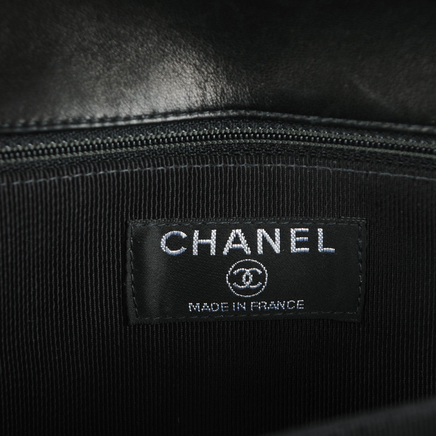 Chanel Lambskin Quilted Chocolate Bar Mademoiselle Accordion Flap Black 7 of 8