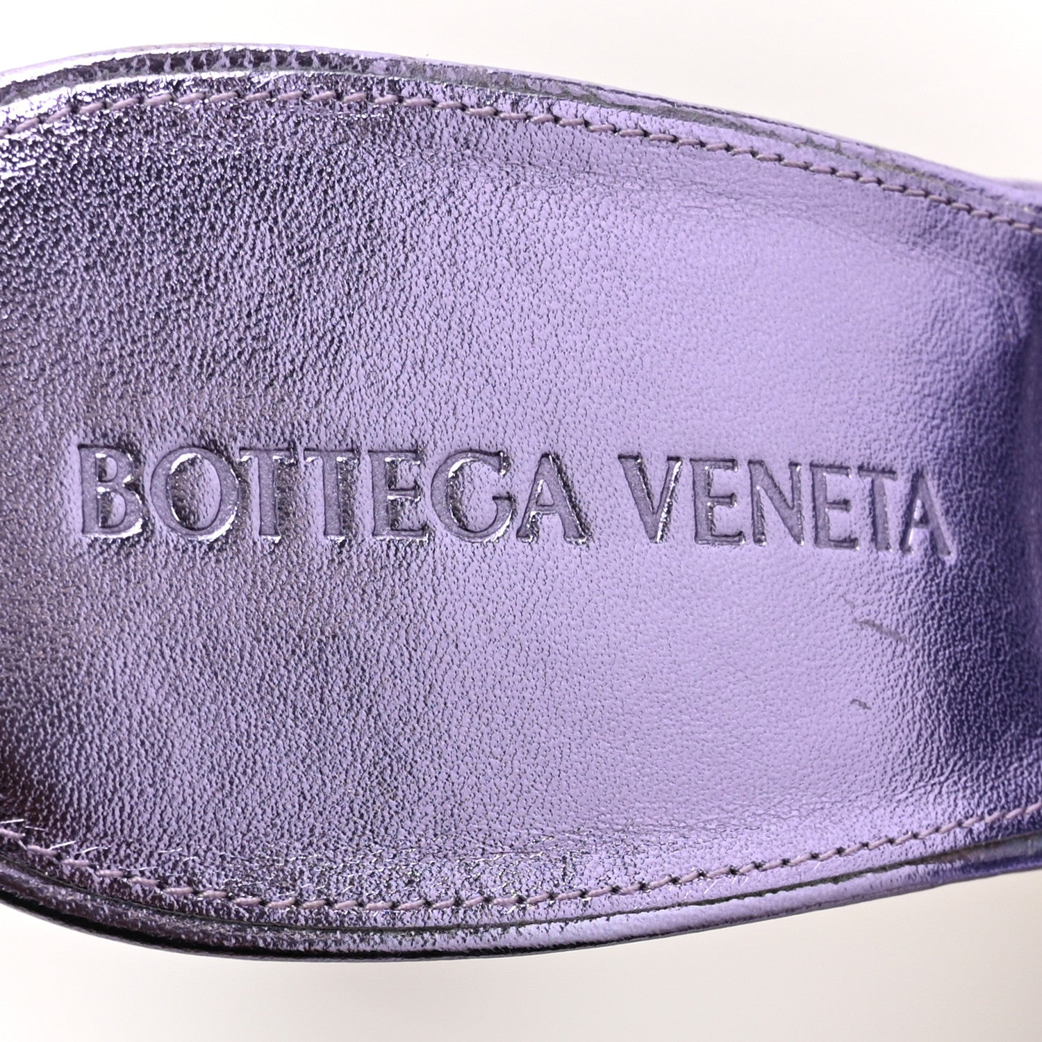 Bottega Veneta Metallic Nappa Maxi Reflection Weave Lido 90mm Mule Sandals 36.5 Wisteria 8 of 11