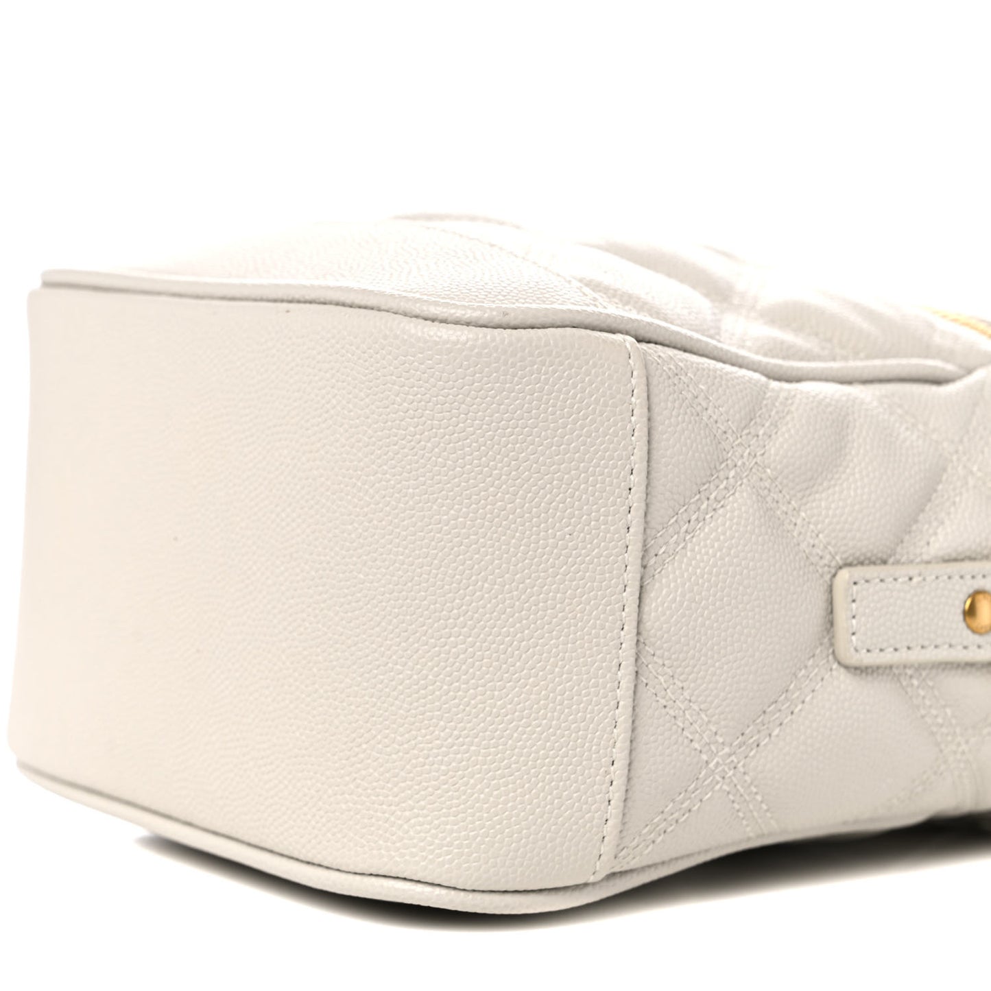Grain de Poudre Quilted 80's Vanity Bag Crema Soft