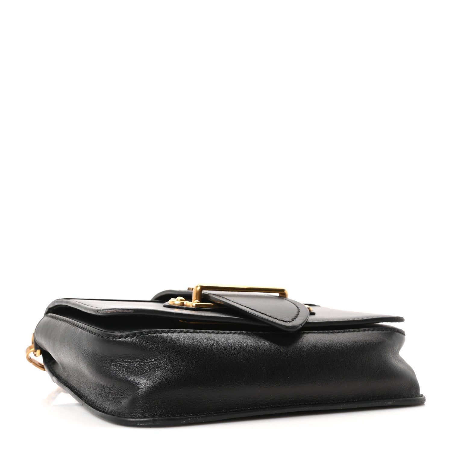Prada Saffiano City Calf Cahier Belt Bag Black 4 of 9