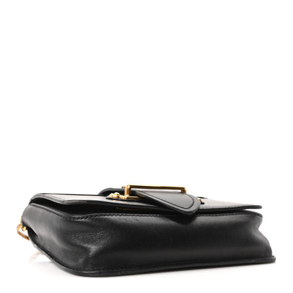 Prada Saffiano City Calf Cahier Belt Bag Black 4 of 9