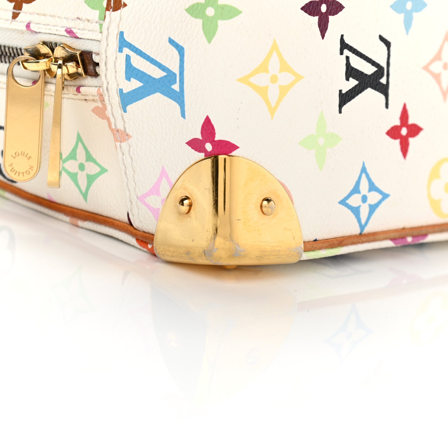 Monogram Multicolor Trouville White