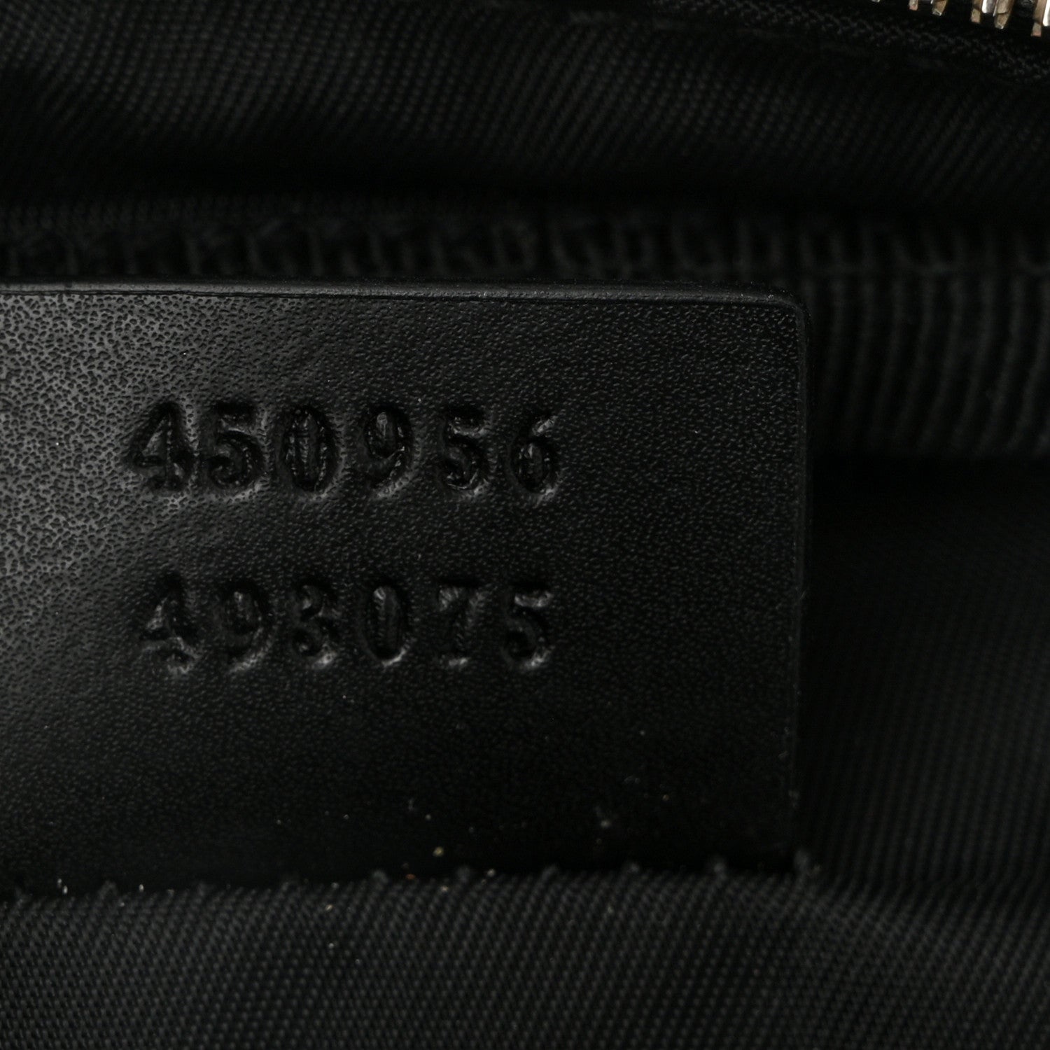 Gucci GG Supreme Monogram Web Belt Bag Black 8 of 11