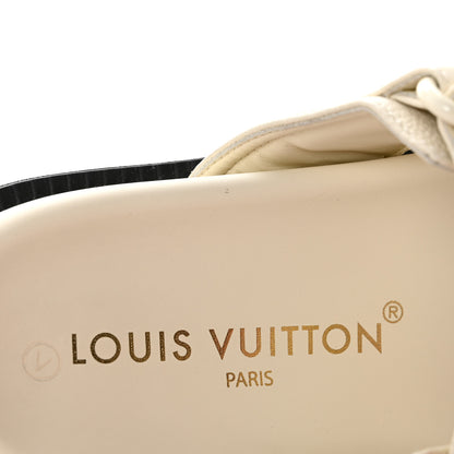 Louis Vuitton Grained Calfskin Sunset Comfort Flat Sandals  36 Light Beige 8 of 9
