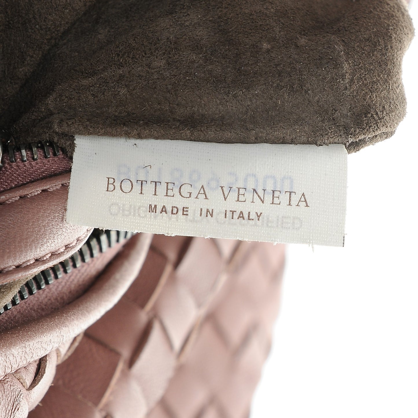 Nappa Intrecciato Pillow Crossbody Messenger Dusty Rose