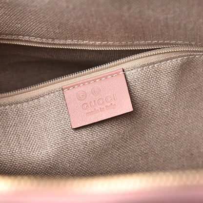 Gucci Soft Microguccissima Large Dome Satchel Soft Pink 8 of 10