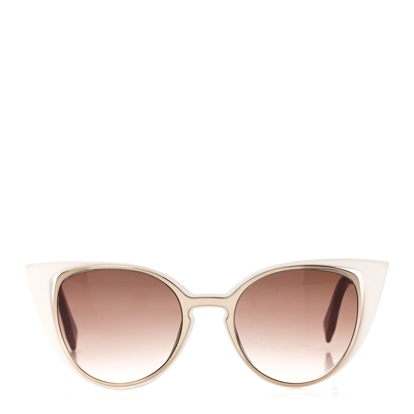 Cat Eye Paradeyes Sunglasses FF 0136/S White Red