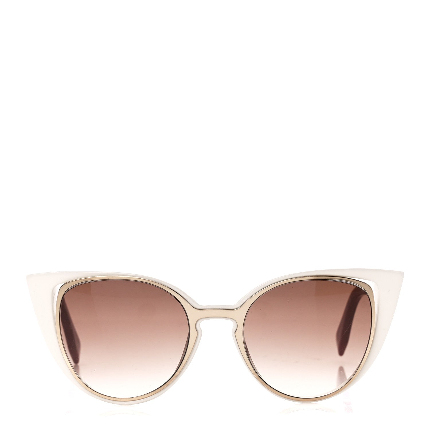 Fendi Cat Eye Paradeyes Sunglasses FF 0136/S White Red 2 of 7