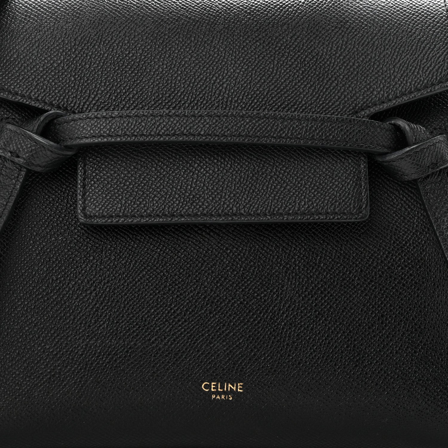 Celine Grained Calfskin Nano Belt Bag Black 8 of 10