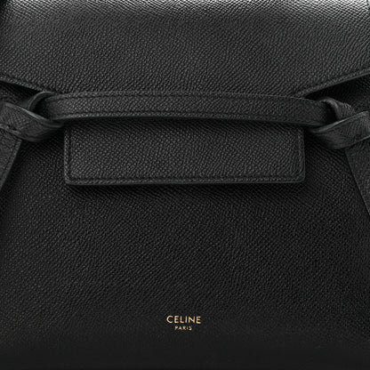 Celine Grained Calfskin Nano Belt Bag Black 8 of 10