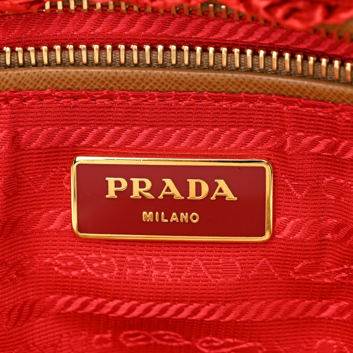 Prada Raffia Crochet Large Tote Naturale Fuoco 6 of 13