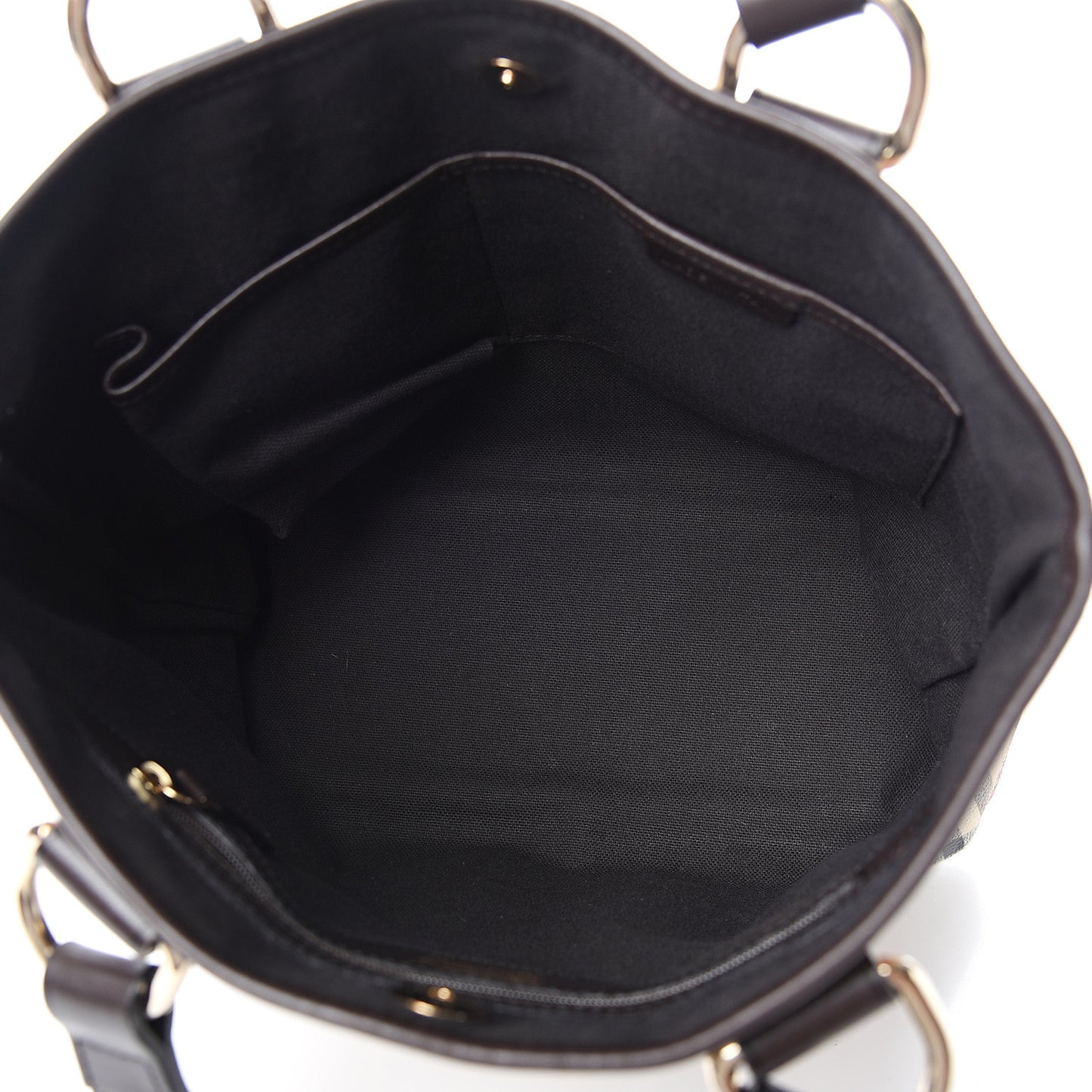 Haymarket Check Small Onslow Tote Chocolate