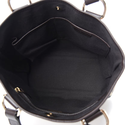 Burberry Haymarket Check Small Onslow Tote Chocolate 4 of 11