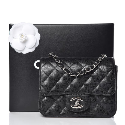 Chanel Caviar Quilted Mini Square Flap Black 12 of 12